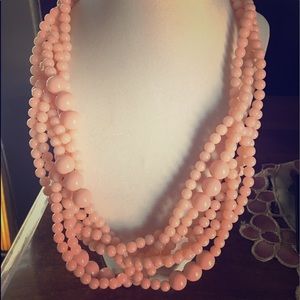 Lane Bryant Pink Costume Necklace